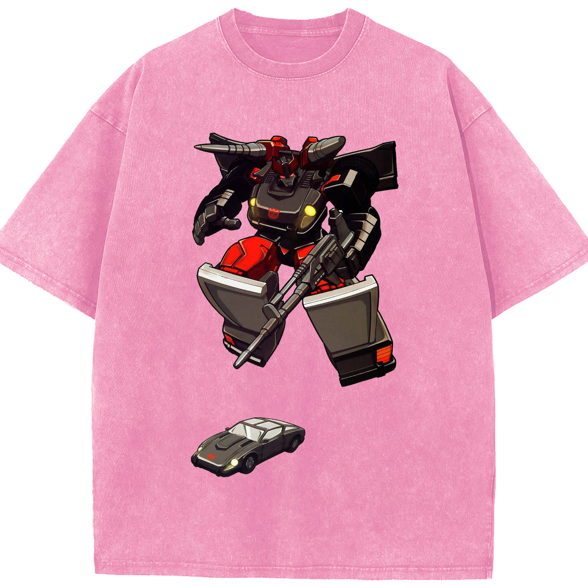 （画像用）  綿100% ヴィンテージ風 半袖Tシャツ（フロントプリント）